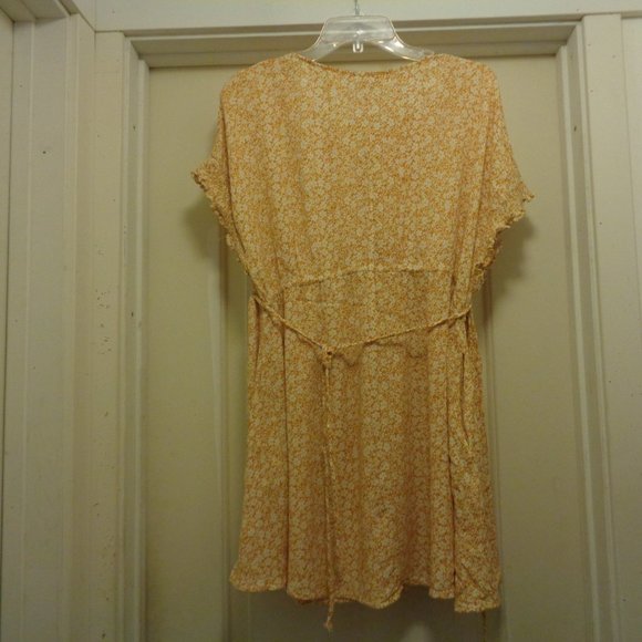 BOHO MUSTARD & FLOWERS BUY TOGETHER COUNTRY DRESS M/L - Picture 7 of 7